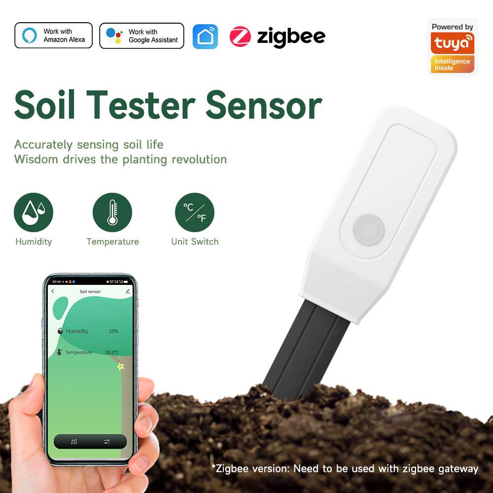 Smart Garden Zigbee - iHseno Tuya Zigbee Akıllı Toprak Test