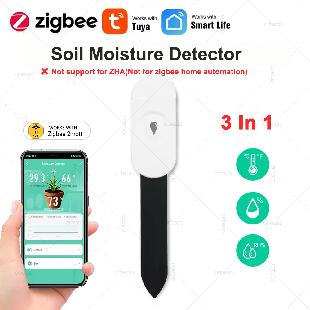 Smart Garden Zigbee - Tuya Zigbee 3.0 Toprak Nem Test
