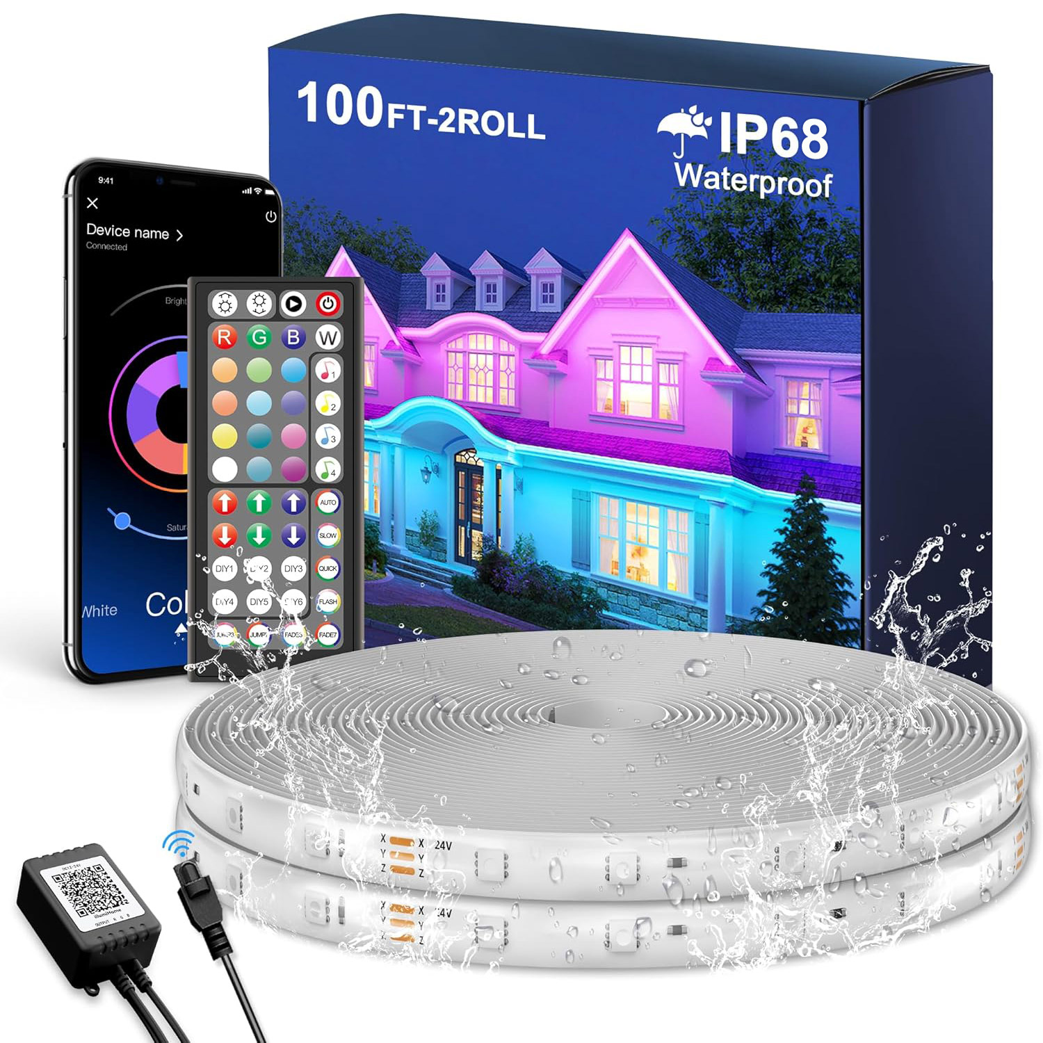 Smart Garden Youtube - Uygulama ve Uzaktan Kumandalı IP68 Su