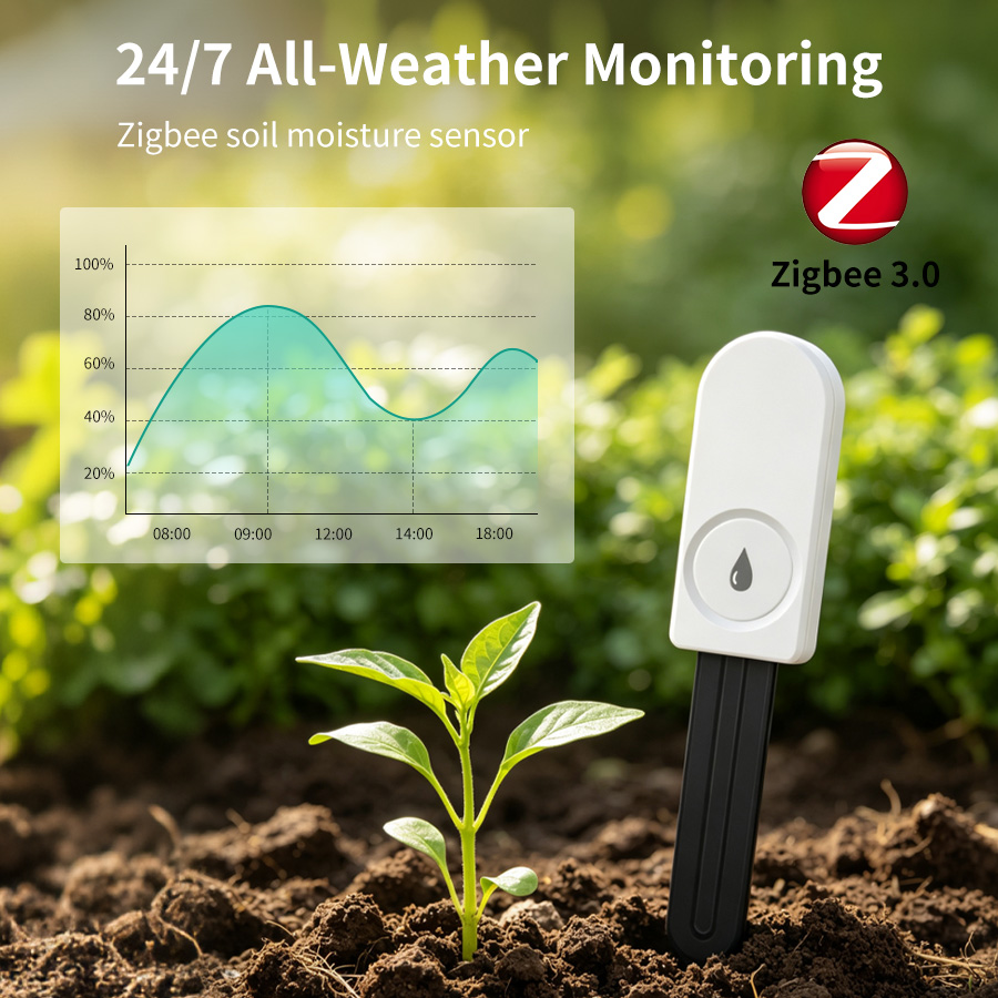 Smart Garden Zigbee - Akıllı ZigBee Toprak Nem Sensörü Sıcaklık