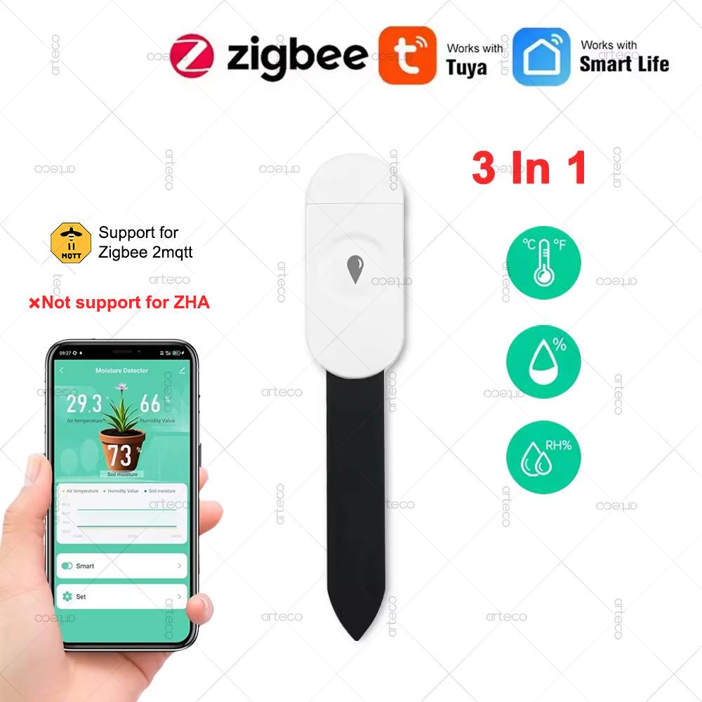 Smart Garden Zigbee - Tuya Zigbee Sıcaklık Nem Dedektörü Akıllı