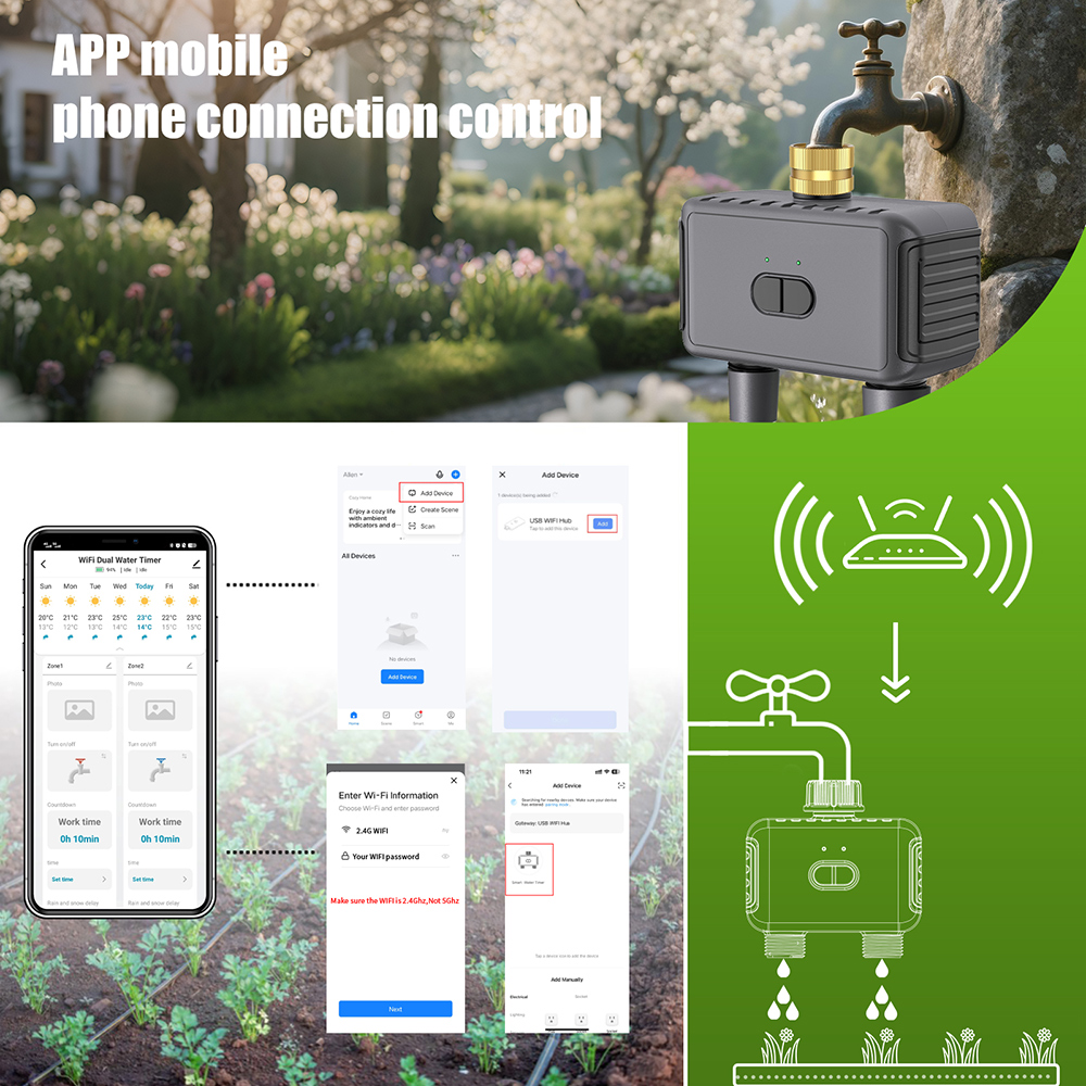 Wifi Otomatik Su Zamanlayıcısı - Yoocaa Smart Garden incelemesi ve fiyatı