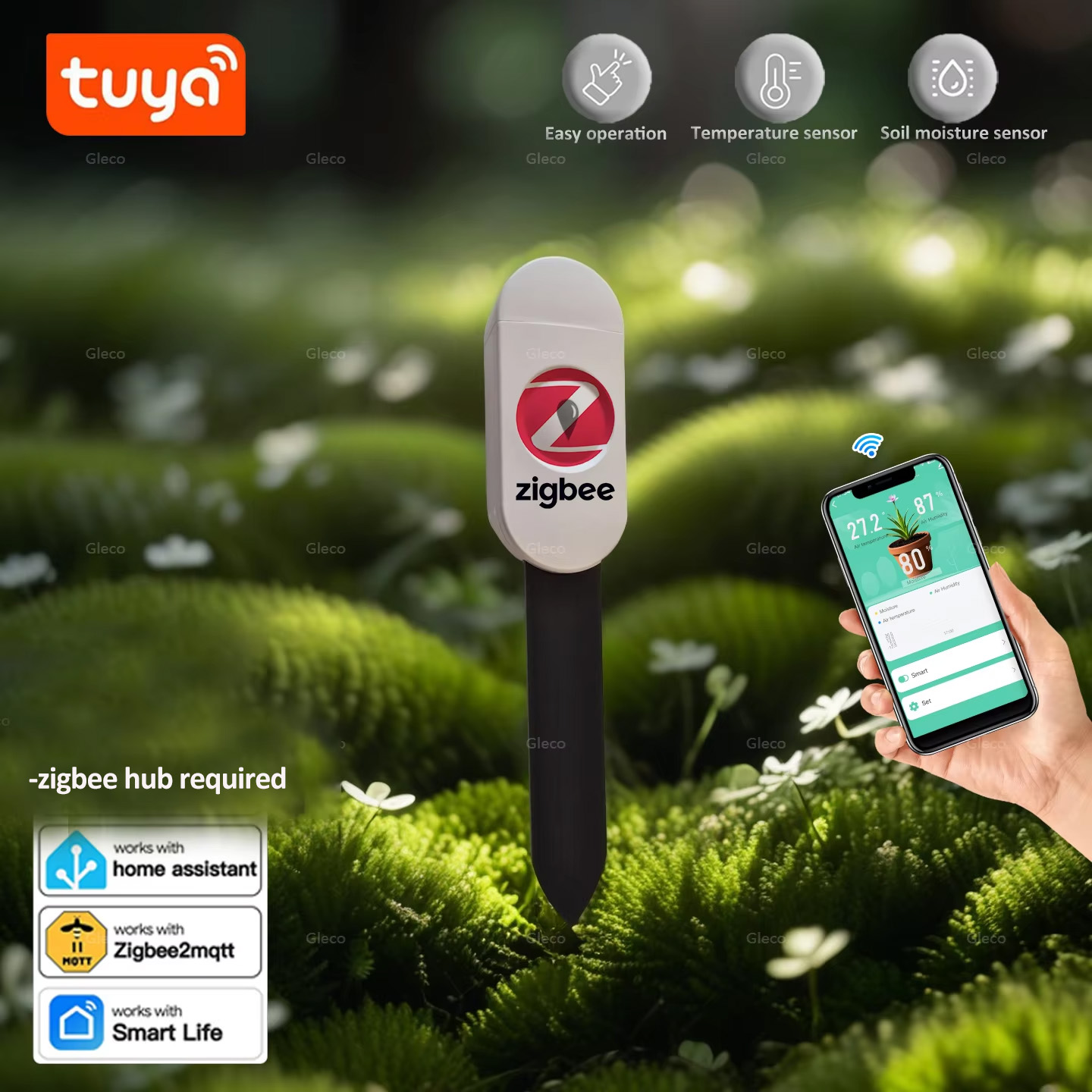 Tuya Akıllı Yaşam Zigbee Topra - Smart Garden Zigbee incelemesi ve fiyatı