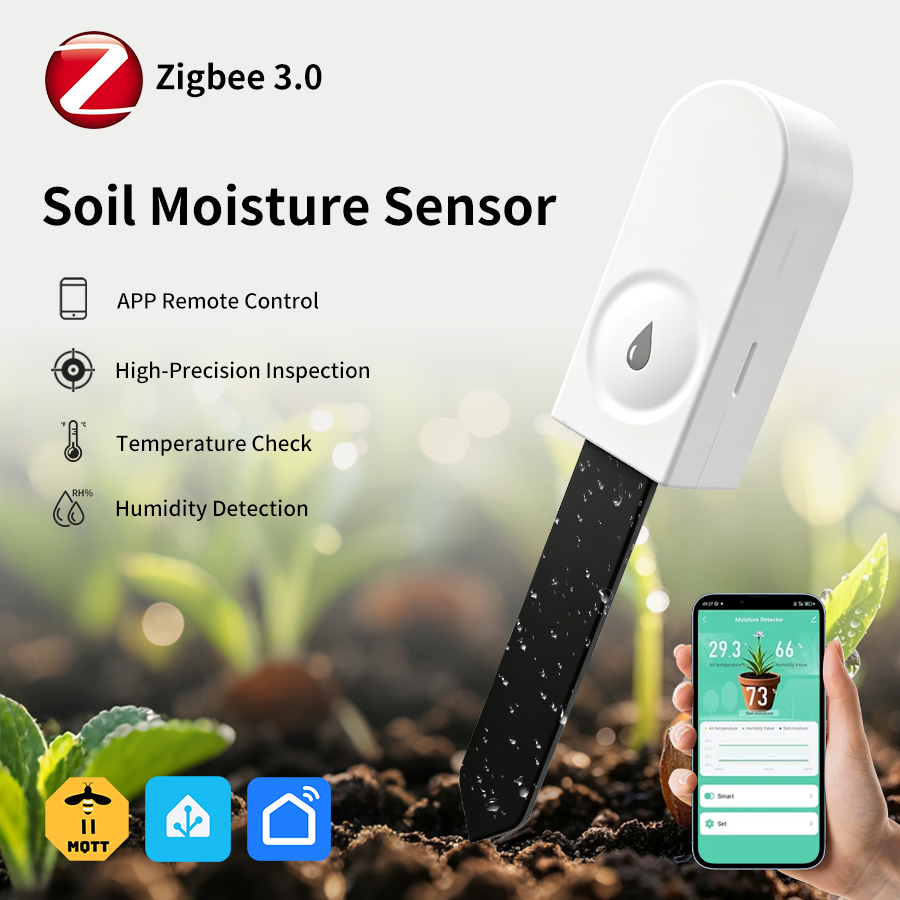 Tuya Zigbee3.0 Toprak Nem Sens - Smart Garden Zigbee incelemesi ve fiyatı