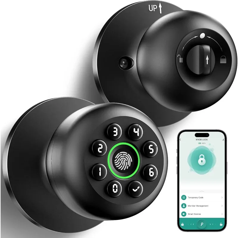 Mat Siyah Akıllı Parmak İzi Ka - Smart Garden Offices incelemesi ve fiyatı