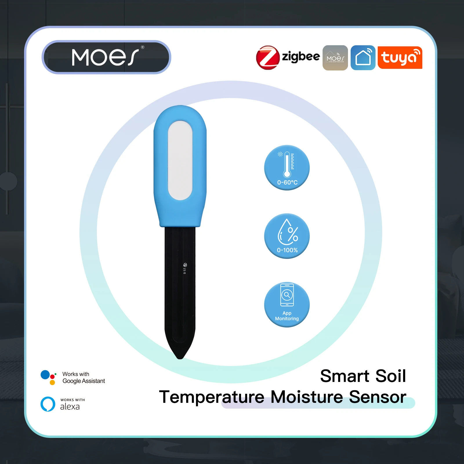 MOES Akıllı ZigBee Toprak Sıca - Smart Garden Zigbee incelemesi ve fiyatı