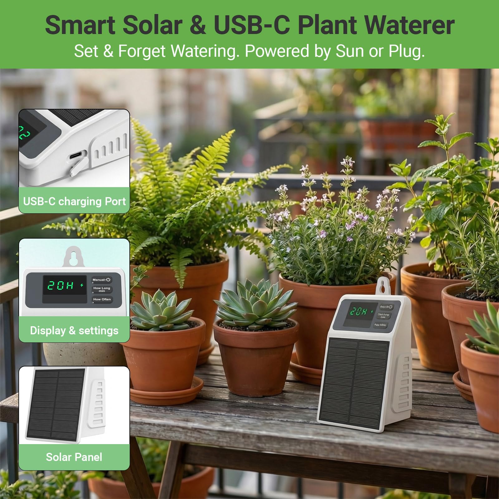 Geliştirilmiş Güneş Enerjili D - Yoocaa Smart Garden incelemesi ve fiyatı