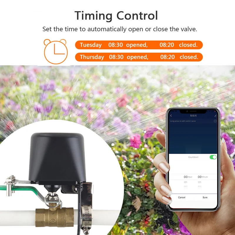 Akıllı WiFi Su Vanası Zigbee G - Smart Garden Zigbee incelemesi ve fiyatı