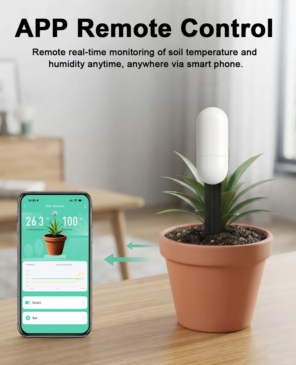 Tuya Zigbee Sıcaklık Nem Algıl - Smart Garden Zigbee incelemesi ve fiyatı