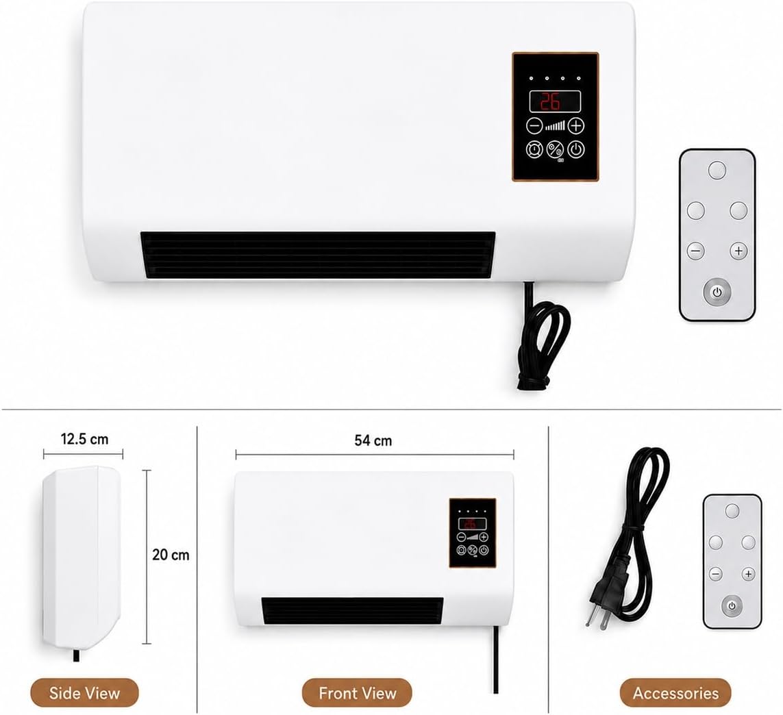 1800W Duvara Monte Klima Fanı  - Smart Garden Offices incelemesi ve fiyatı