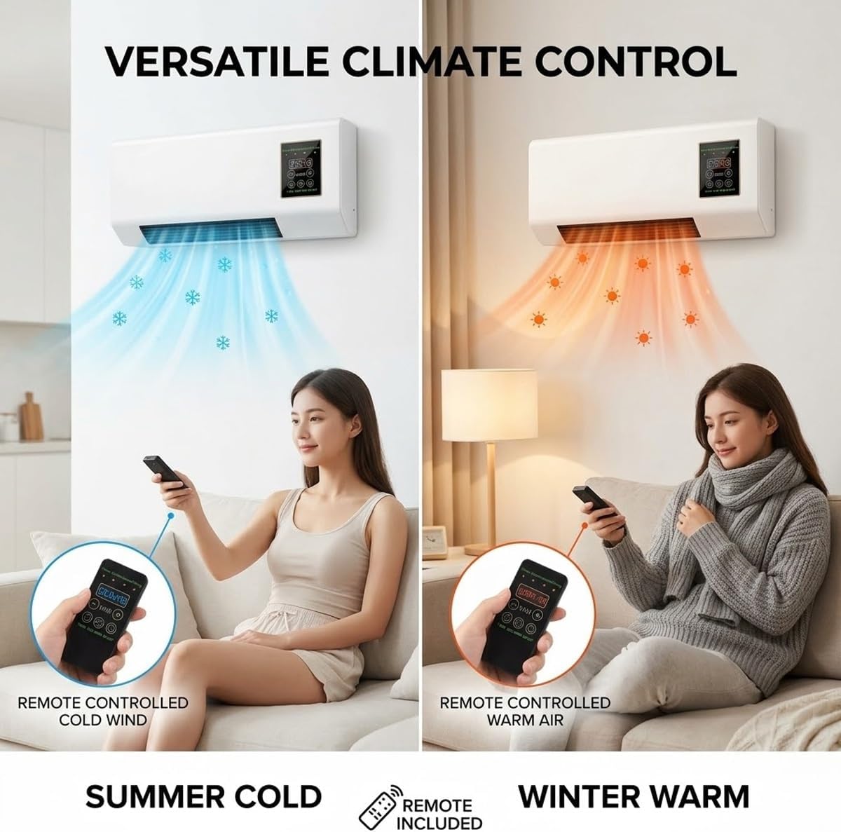 Duvara Monte Klima Fanı, 2'si  - Smart Garden Offices incelemesi ve fiyatı