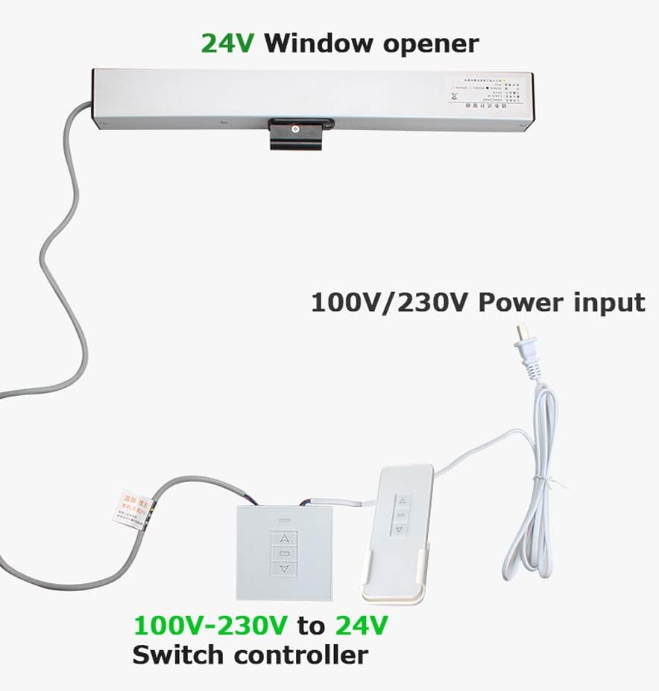 DC 600 veya 700 veya 800mm SMA - Automated Greenhouse Vent incelemesi ve fiyatı