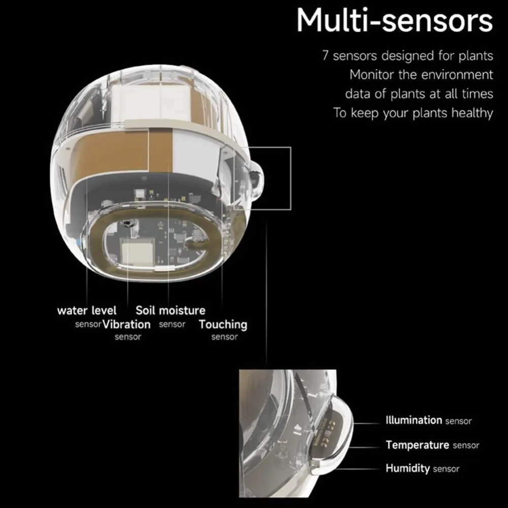 AI Çipli Akıllı Saksı 7 Sensör - Smart Garden Offices incelemesi ve fiyatı